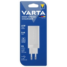 High Speed Ladeadapter VARTA weiß 2x USB-A 2x USB-C