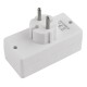 Steckdosenadapter McPower 4x Euro weiß