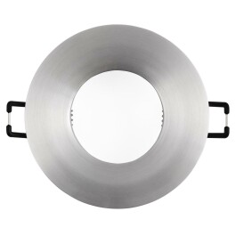 Einbaurahmen McShine W-30 rund IP44 Edelstahl gebürstet