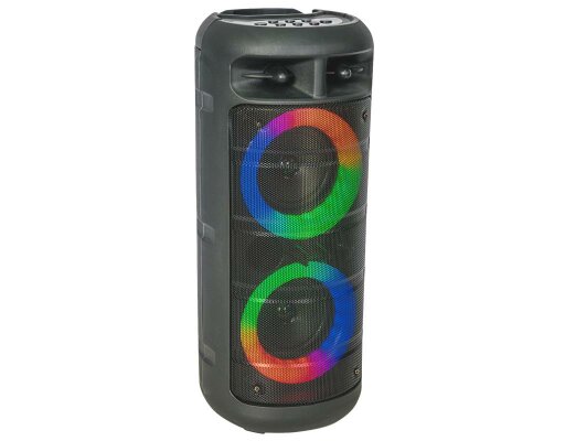 Soundbox ALFA-2600 2 x 4/10cm 200W mit beleuchteten Lautsprechern