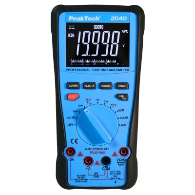Digital Multimeter PeakTech P2040 20000 Counts 1000V True RMS USB