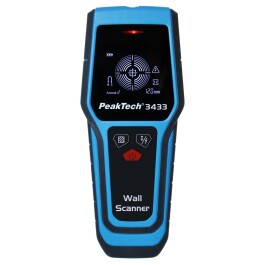 Digitaler Wandscanner PeakTech P3433 LCD Anzeige IP54 mit...