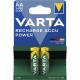 Mignon-Akku VARTA Typ AA NiMH-Akku HR06 1,2V/2600 mAh Pre-charged 2er Pack