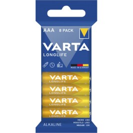 Micro-Batterie VARTA Longlife Alkaline Typ AAA LR06 1,5V...