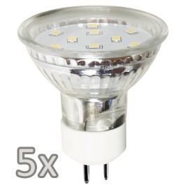 Einbauleuchten-Set McShine 5xRahmen 5xLED-Strahler  GU10...