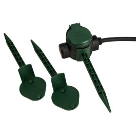 Garten-Verlängerungskabel McPower 3 Steckdosen IP44...