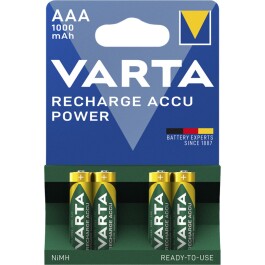 Micro-Akku VARTA Typ AAA NiMH-Akku HR03 1,2V/1000 mAh...