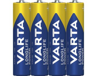 Micro-Batterie VARTA Longlife Power Alkaline Typ AAA LR03...