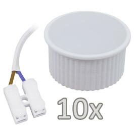 Einbauleuchten-Set McShine 10xRahmen 10xLED-Modul 3W...
