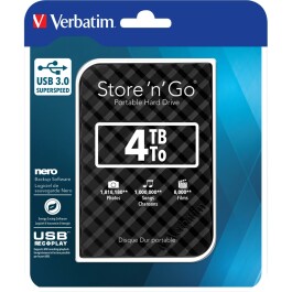 Externe Festplatte Store n Go Verbatim 4 TB Speicher USB...