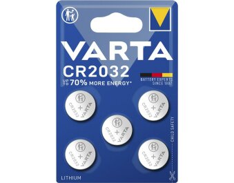Lithium-Knopfzelle VARTA Electronics CR2032 3V 5er-Pack