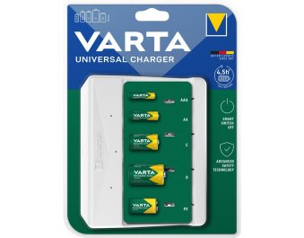 Mini Universal-Ladegerät VARTA für AA/ AAA/ C/...