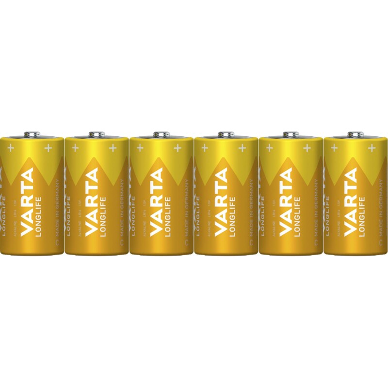 BabyBatterie VARTA Longlife Alkaline Typ C LR14 1,5V 6er Pack günstig