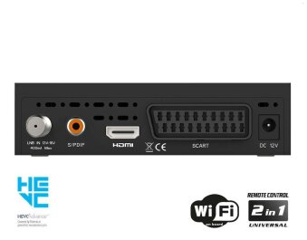 Edision picco S2 pro Full HD SAT Receiver mit WLAN schwarz