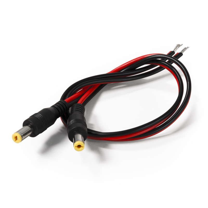 DC-Hohlstecker McPower 5,5x2,1mm 30cm Kabel 2er-Set günstig kaufen