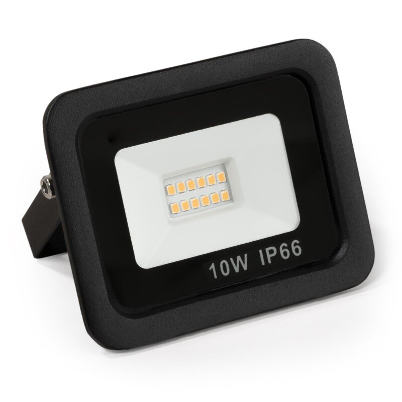 LED-Außenstrahler McShine Slim 10W 850 Lumen IP66 3000K warmweiß günst