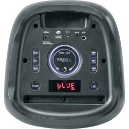 Mobile Beschallungsanlage Mercure50,mit Lichteffekt BT USB Fernbedienung