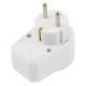 Steckdosenadapter McPower mit Schalter 230V/3500W 1-poliger AN/AUS Schalter