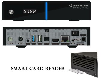 GigaBlue UHD Trio 4K PRO DVB-S2X + DVB-C/T2 Receiver...