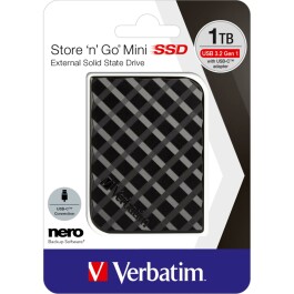 SSD 1TB Verbatim USB 3.2 Typ A-C Store n Go Mini (R)...