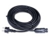 Balkonkraftwerk 800W/810W + 20m Kabel mit Schuko Stecker (Rahmen schwarz)