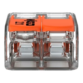 Compact-Verbindungsklemme WAGO für alle Leiterarten 4mm² max. 85°C