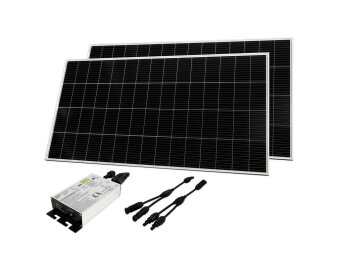 Solar-Set McShine 2x 300W Solarmodul 1x 600W Wechselrichter