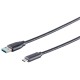 USB Kabel 3.1 C-Stecker - 3.0 A-Stecker 0,5m