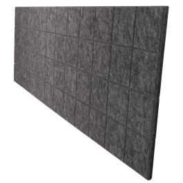 Trennwand-Set imstande 1x Akustik-Trennwand 120x40cm 1x Clip schwarz,2er-Pack