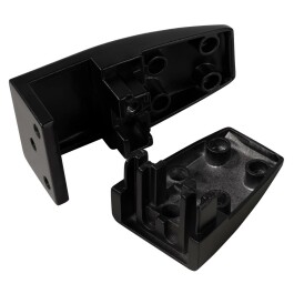 Trennwand-Set imstande 1x Akustik-Trennwand 120x40cm 1x Clip schwarz,2er-Pack