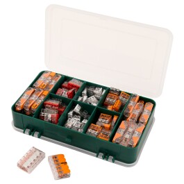 Klemmen-Set WAGO mit 100 Klemmen in praktischer...