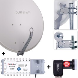 DUR-line Select 75/80 G + MS5/16 + +Ultra Quattro LNB -...