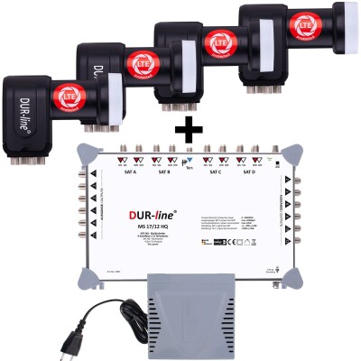 DUR-line MS-S 17/12-4Q - Multischalter Set