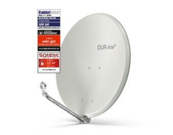 DUR-line Select 75/80cm Satellitenschüssel Alu...