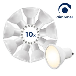 LED-Strahler McShine MS-60-10dimm 6W 510lm warmweiß...