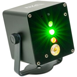 LED & Laser-Effekt IBIZA TINYLED-LASRGB akkubetrieben 1x 3W 3-in-1 RGB-LED