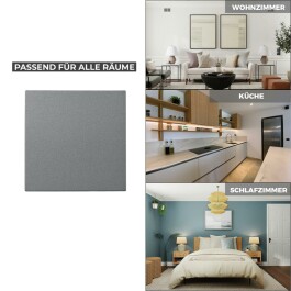 Blindabdeckung / Blende McPower Shallow anthrazit