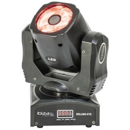 LED-Wash-Effekt-Moving-Head IBIZA ROLLING-EYE 6x 12W 4-in-1 CREE LEDs 120W