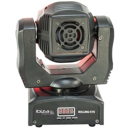 LED-Wash-Effekt-Moving-Head IBIZA ROLLING-EYE 6x 12W 4-in-1 CREE LEDs 120W