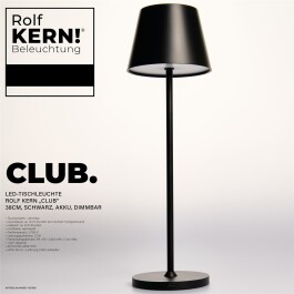 LED-Tischleuchte ROLF KERN „Club“ 38cm...