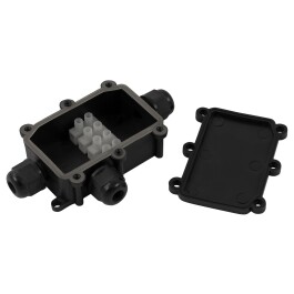 Abzweigdose McPower IP68 - für Außen 1 Ein- und 2 Ausgänge T-Version 124x72x32mm