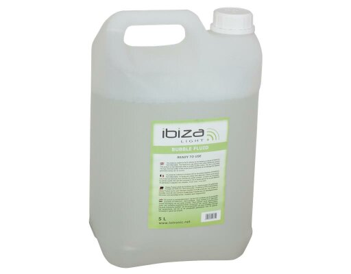 Seifenblasenfluid IBIZA BLUBBLE5L 5-Liter-Kanister ungiftig ohne Rückstände