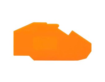 Abschluss- und Zwischenplatte WAGO, 1,5x76,7x43,5mm, orange