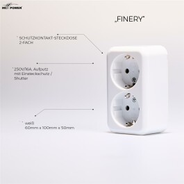 Aufputz-Set McPower Finery Starter 7-teilig weiß