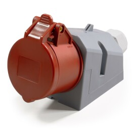 CEE-Kupplung McPower Wandmontage IP44 415V 16A 5-polig IP44