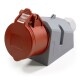 CEE-Kupplung McPower Wandmontage IP44 415V 16A 5-polig IP44