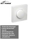 LED-Dimmer für elektronische Trafos McPower Shallow 250V~/300W weiß