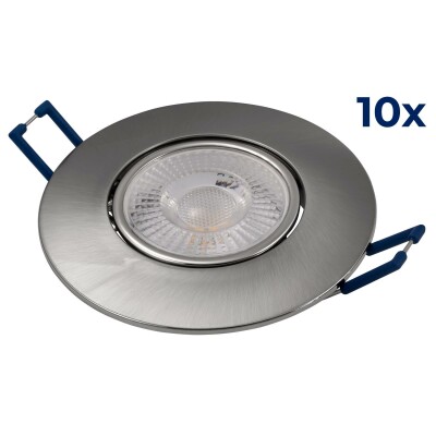 LED-Einbauleuchte McShine EL-313C 4,5W 450lm CCT 3000-4000-6000K 10er-Pack