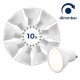 LED-Strahler McShine MS-60-10dimm 6W 510lm neutralweiß dimmbar 10er-Pack