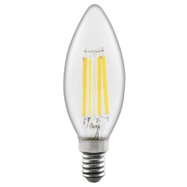 LED Filament Kerzenlampe McShine Filed 3000K E14 6W...